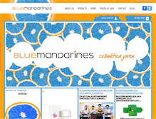 Tablet Screenshot of bluemandarines.com